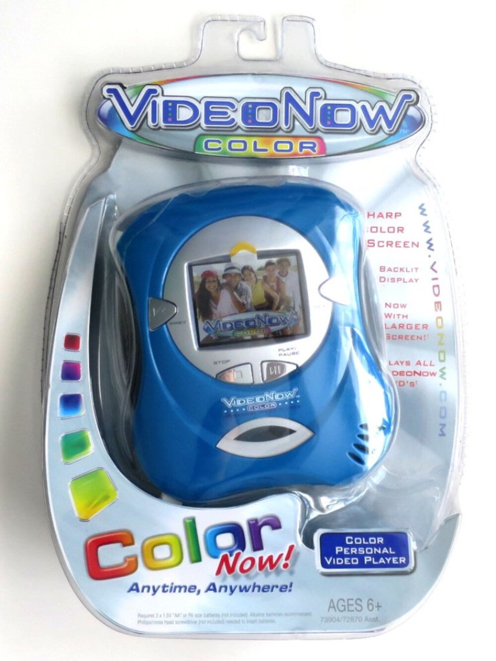 Hasbro Video Now Color Portable Video Player New / Factory Sealed
